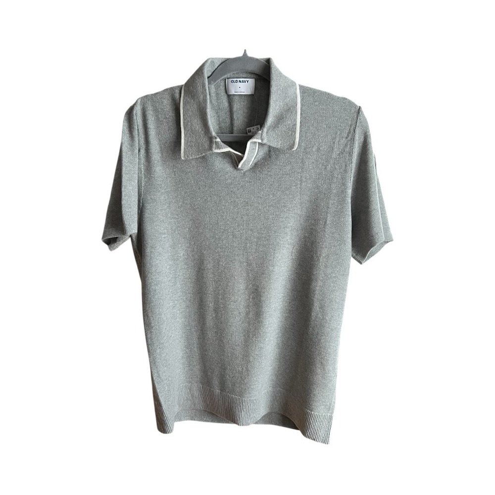 NWT Old Navy Gray Men's Polo Shirt